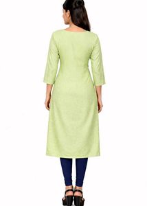 pista green colour kurti
