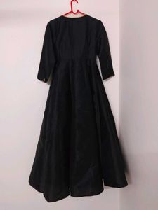 Elegant Black Angrakha Kurta