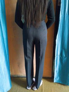 🤍🖤Elegant Grey High-Waisted Pants🖤🤍