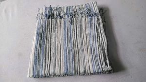 2-Striped Scarf with Tassels