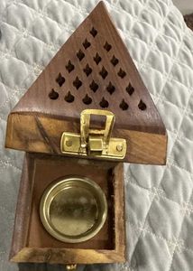 Wooden Incense Burner Box