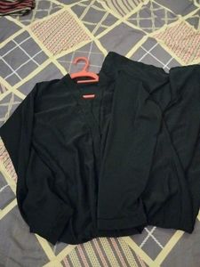Black Abaya Style Maxi Dress