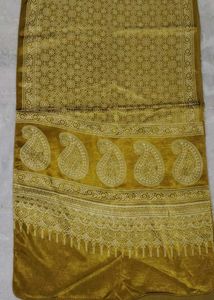 Elegant Olive Green Modal Silk Dupatta