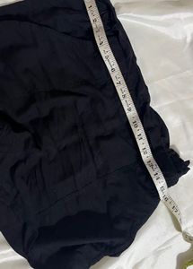 Black High-Waisted Shorts