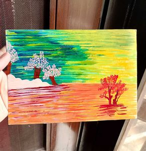 Hand-painted Landscape Art