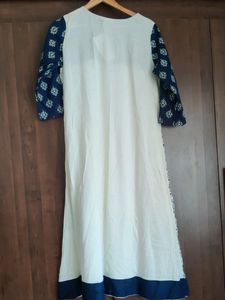 IndusDiva Blue A Line Kurta