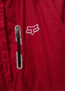 Fox Racing Red Hooded Jacket
