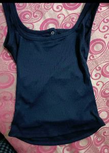 COMBO Denim Jacket &amp; Ribbed Tank Top