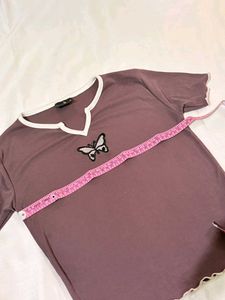 Cute Butterfly Graphic T-Shirt