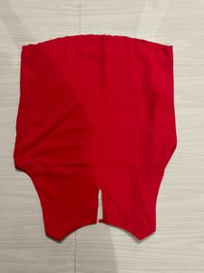 Chic Red Ring Detail Top