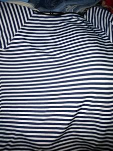 M Size,Blue White Top, New Condition,Never Used