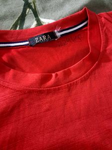 Red Zara Long Sleeve T-Shirt♥️