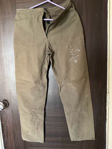 Olive Green Outdoor Pants Ladies