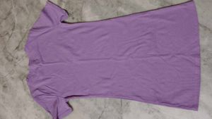 Purple T-Shirt Dress