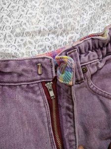 Lavender Relaxed Fit Denim Jeans