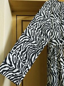 Viral Zebra 🦓Print Flowy And Breezy Dress