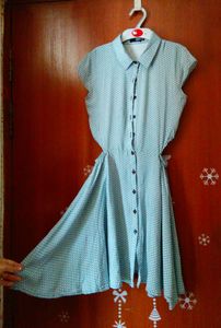 Blue Ditsy Print Summer dress video