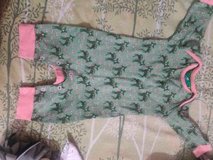 Baby  Deer Print Romper