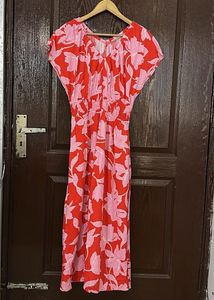 GAP Vibrant Floral Print Midi Dress