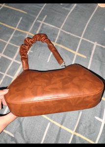 Stylish Ruched Handle Shoulder Bag