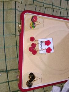 Funky Drop Earrings - Set of 3!