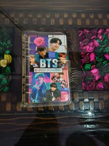 BTS A6 Clear 6-Ring Binder Journal / Photocard Dia