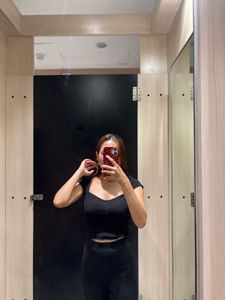 Chic Black Cropped Top