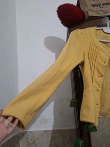 Elegant Mustard Yellow Jacket