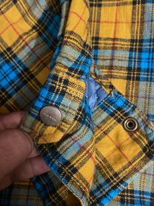 Vintage Diesel Flannel Denim Jacket