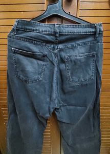 Women's Black Wide-Leg Jeans