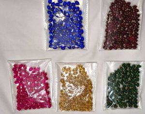 Green Beaded glass Charms for Jewelry 100pi