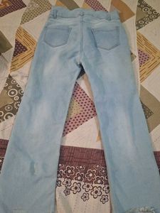 Y2K Light Wash Wide Leg Jeans