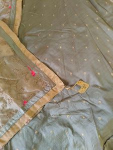 Heavy Work Duppatta and Gown with Cancan