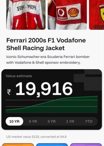2000s vintage Ferrari Racing Jacket