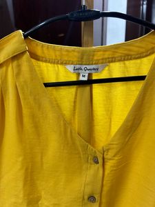 🇮🇳Freedom Sale🇮🇳Yellow Button-Down Blouse