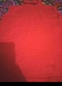 Sleeveless Turtleneck Top