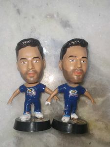 Two Cricket Player Bobbleheads