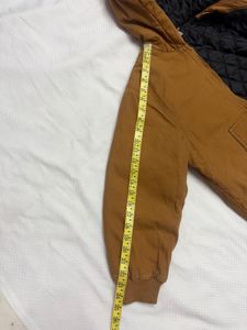 Carhartt Brown Lined Hooded Jacket