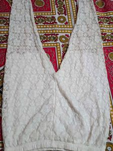 White Lace Leggings