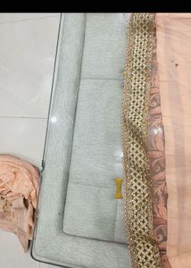 Beautiful Peach Kurta Set with Dupatta