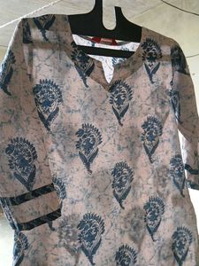 Stylish Printed Cotton Kurta