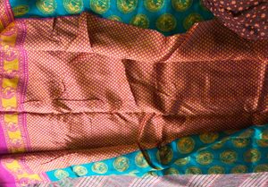Suali Printed Mysore Silk Blend Saree