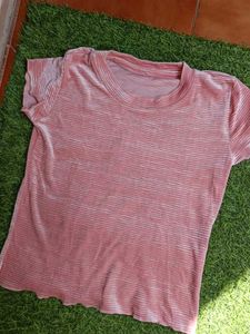 Striped Pink T-Shirt