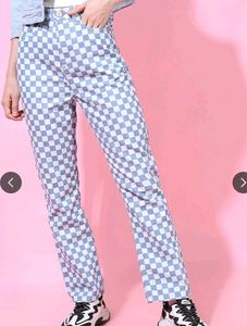 Checkered Casual Pants