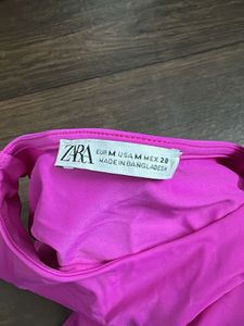 Zara Pink Sleeveless Crop Top