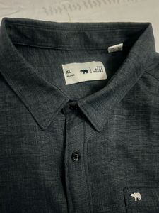 The Bear House Relaxed Fit Dark Grey Shirt