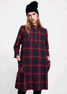 Zara Plaid Tunic Dress