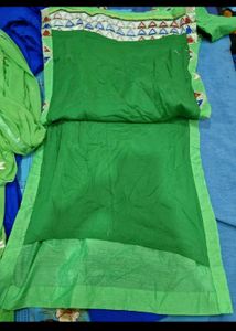 Green Embroidered Kurta  with dupata salwaar