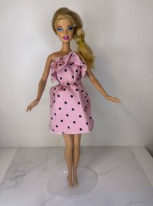 GG Barbie Cute Pink Polka Dot Dress