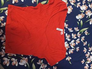 Vibrant Red Basic T-Shirt